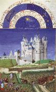 unknow artist, Brothers Van Limburg September, page from the Tres riched heures du duc the Berry
